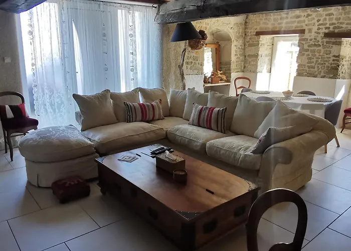 בית נופש Maison En Pierres Avec Jardin, 7 Km Des Plages, 6 Pers, 3 - - Fr-1-194-393 *